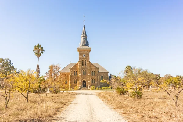 Nederländska reformerta kyrkan, Nieuwoudtville, Norra Kapprovinsen, södra Afri — Stockfoto