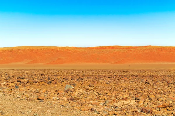 Woestijn landschap in de buurt van Sesriem in Namibië. — Stockfoto