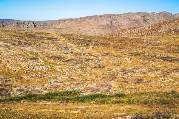 Blick auf pakhuis pas in Südafrika — Stockfoto