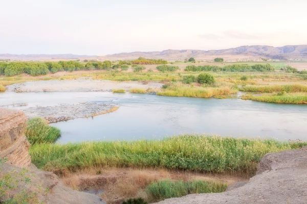 Orange River Namibia and South Africa border — Stock Photo, Image