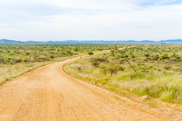 Namibská poušť krajina v Namibii — Stock fotografie