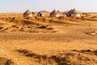 Sudan'daki Nubian Köyü