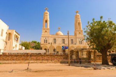 Coptic Cathedral in Khartoum. clipart