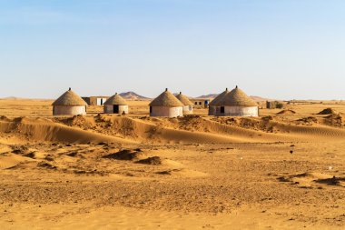 Sudan'daki Nubian Köyü