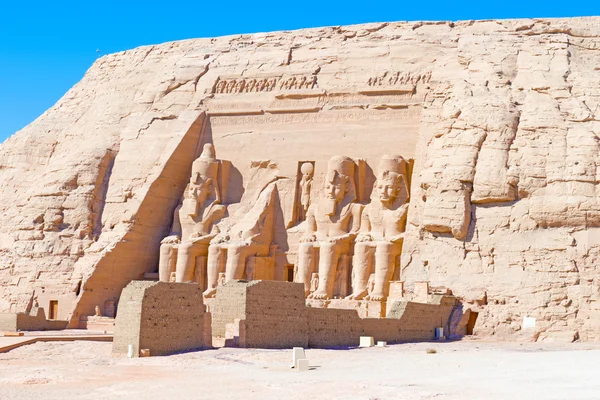 Templo de Abu Simbel do Rei Ramsés II — Fotografia de Stock