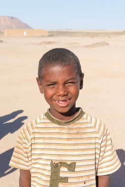 Sudan'daki çocuk portresi