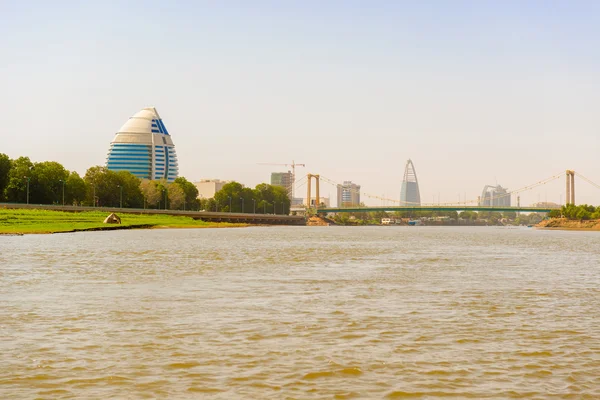 Die Landschaft der Stadt Khartum — Stockfoto