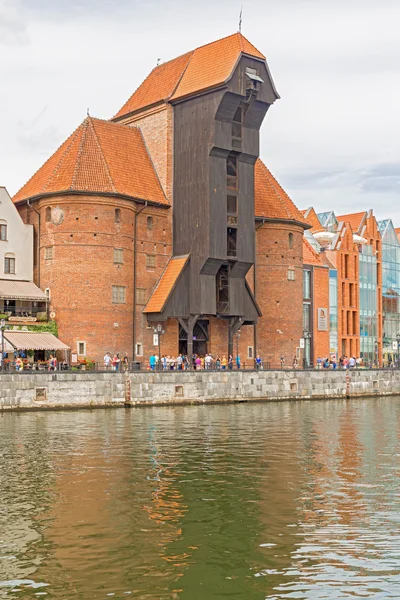 Gdansk old crane, Poland — Stock Photo, Image