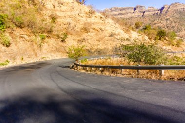 Etiyopya'da dağ manzarası.