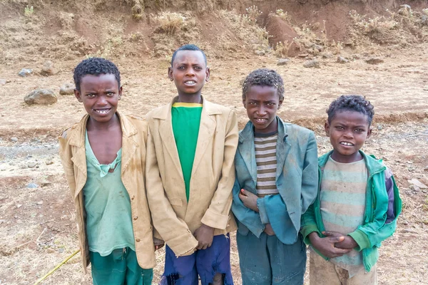 Τα παιδιά στην Αιθιοπία — Φωτογραφία Αρχείου