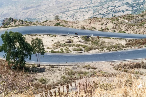 Paesaggio montano in Etiopia — Foto Stock
