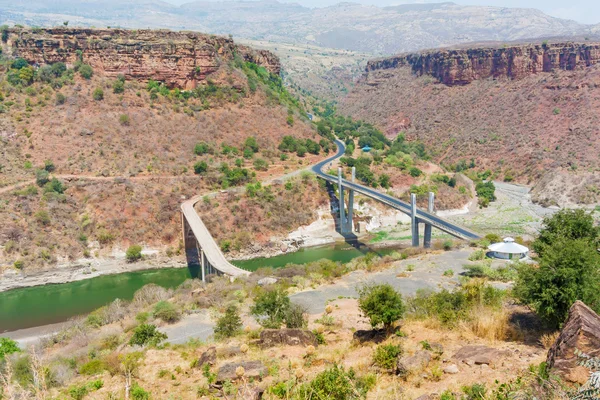 Bridge over Blue Nile — Stock Photo, Image
