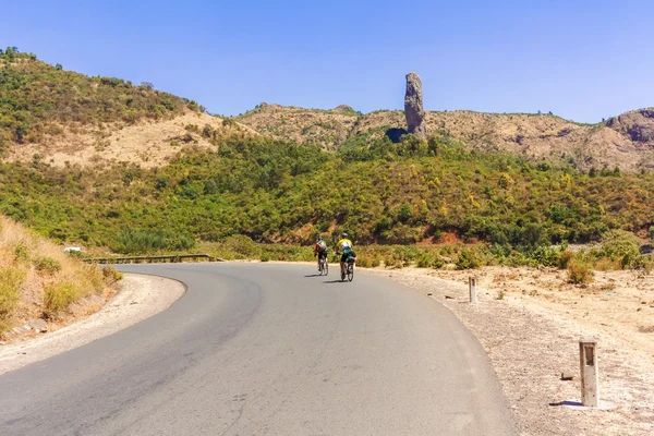 Ciclismo in Etiopia — Foto Stock
