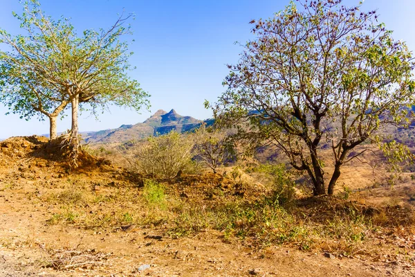 Paisagem na zona rural na Etiópia — Fotografia de Stock