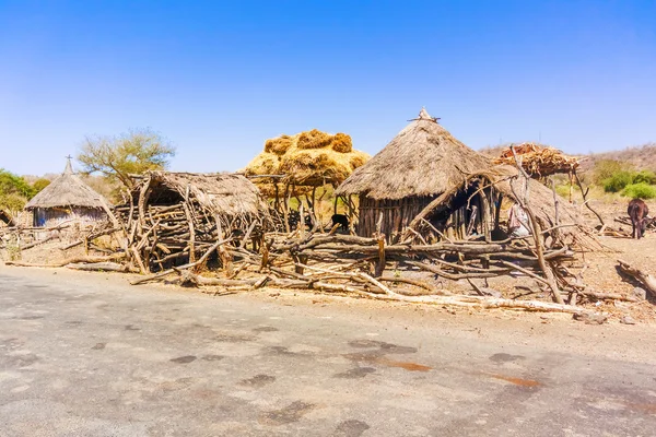 Derek Abay, dorp in Ethiopië — Stockfoto