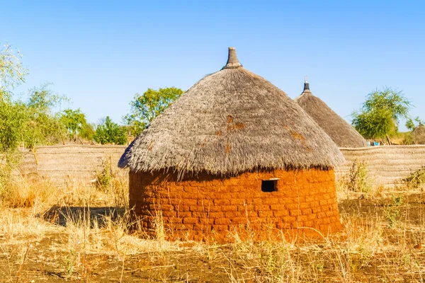 Dorf in Sudan — Stockfoto