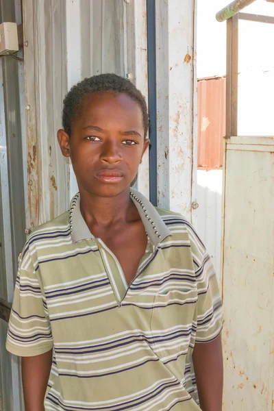Retrato do menino no Sudão — Fotografia de Stock