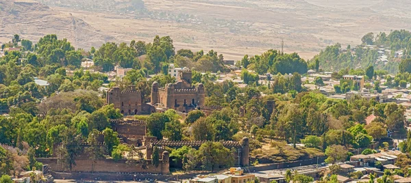 Fasilides castle in Gondar in Ethiopia — Stock Photo, Image