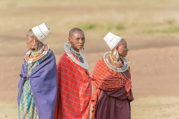 Masai people in Tanzania — Stock Photo, Image