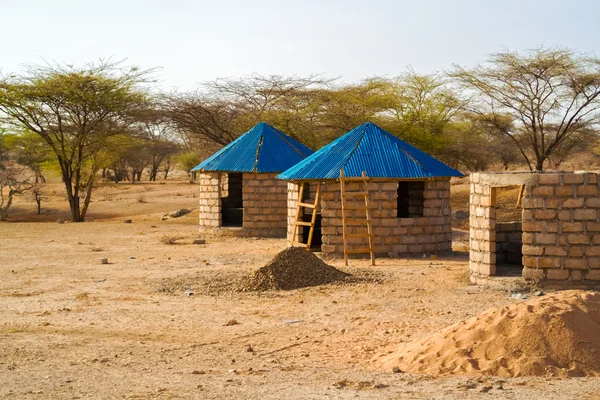 Casas tradicionais em Quênia rural — Fotografia de Stock