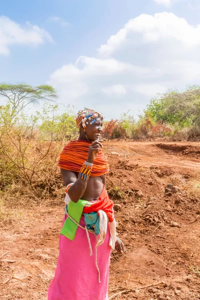 Tribal woman in Kenya — Stock Photo, Image