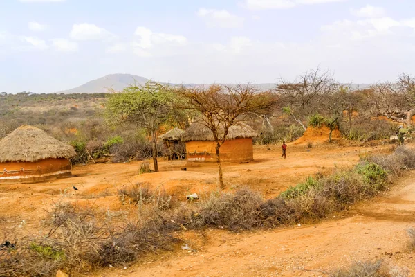 Jordbruksmark landskap i Etiopien — Stockfoto