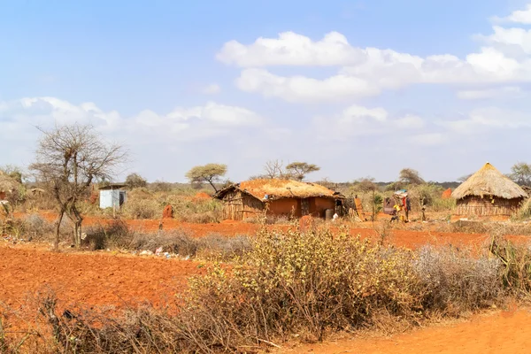 Mezőgazdasági táj Etiópiában — Stock Fotó