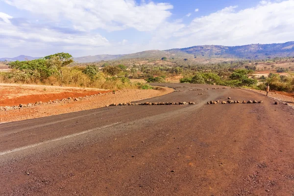 在埃塞俄比亚的路 — 图库照片