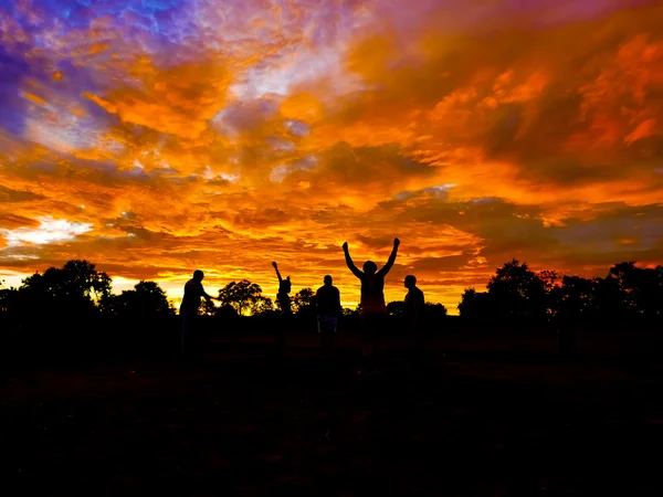 Paesaggio all'alba in Tanzania — Foto Stock