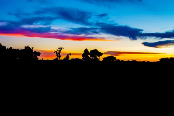 Puesta de sol en Malawi — Foto de Stock