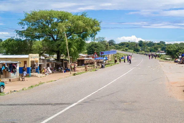 Pueblo de Ngara en Malawi — Foto de Stock