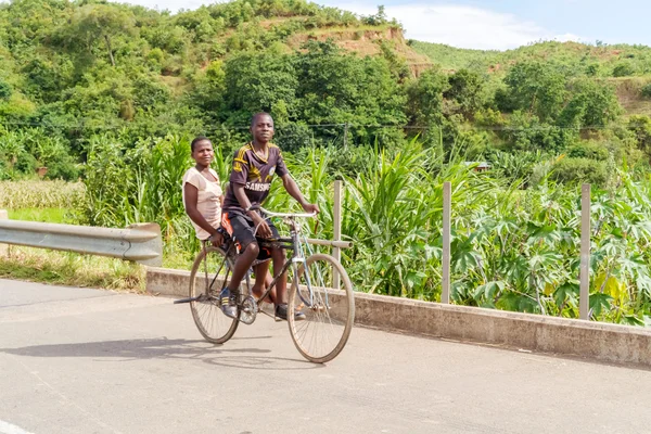 Ciclismo en Malawi — Foto de Stock