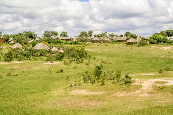Paisagem rural na zâmbia — Fotografia de Stock