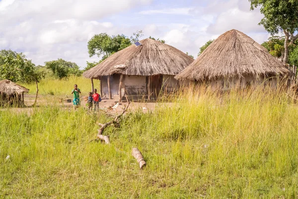 Rurale landschap in Zambia — Stockfoto