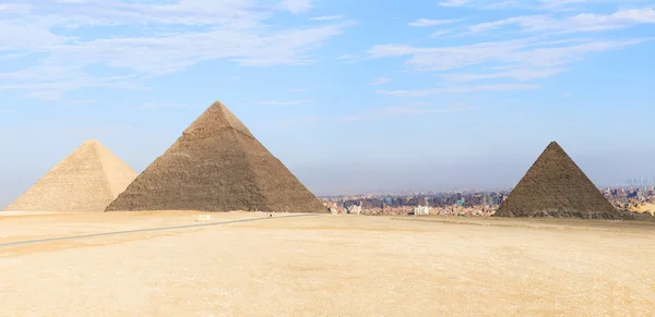 Piramidi di Giza al Cairo, Egitto — Foto Stock