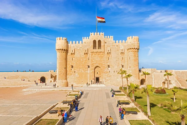 Citadel of Qaitbay fortress, Alexandria, Egypt — Stock Photo, Image