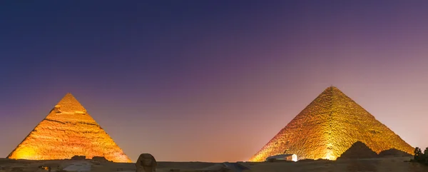 Kahire'deki giza piramitleri — Stok fotoğraf