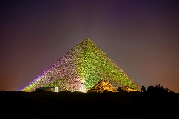 Kahire'deki giza piramitleri — Stok fotoğraf