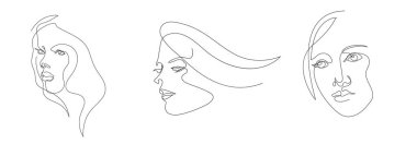 Devamlı bir çizgi. Minimalist bir şekilde vektör illüstrasyonuName.