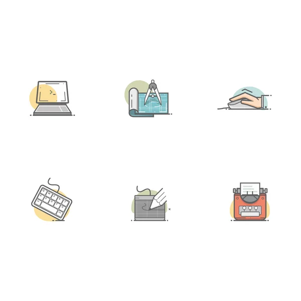 Conjunto de iconos de negocio — Vector de stock