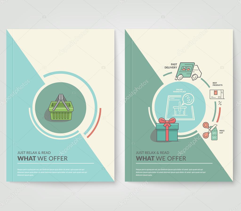 Geometric Shapes and Frames for Presentation, Annual Reports, Flyers, Brochures, Leaflets, Posters, Business Cards and Document Cover Pages Design