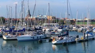 Ystad, İsveç, İskandinavya, Avrupa 'daki marina