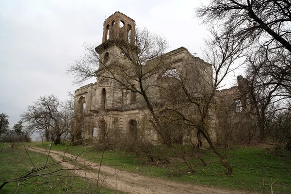 Замок Пфальца Feyna - залишається маєтків династії "Таврія царів степів" — стокове фото