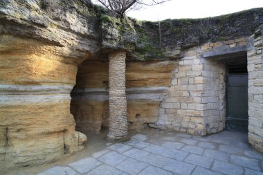 Catacombs köyün Odessa yakınındaki Nerubayske (Partizan Zafer Müzesi)