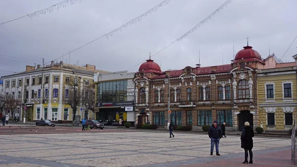 Vista Arquitetônica Cidade Kropyvnytskyi Nomes Anteriores Yelisavetgrad Zinovievsk Kirovo Kirovograd — Fotografia de Stock