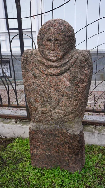 Sculture Pietra Una Donna Scita Kirovograd Museum Local Lore Città — Foto Stock