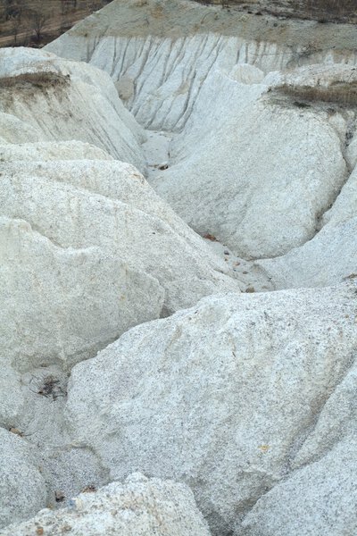 Белые каолинглины отложения
