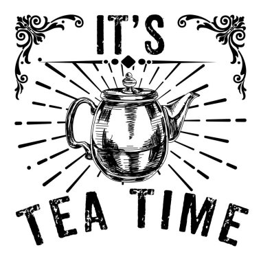 Kahve ve Çay Lokantası Kafe Kafe Kahve Çubuğu Siyah ve Beyaz Görüntü Bilgileri beyaz arka planda izole edildi