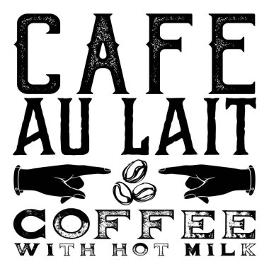 Kahve ve Çay Lokantası Kafe Kafe Kahve Çubuğu Siyah ve Beyaz Görüntü Bilgileri beyaz arka planda izole edildi