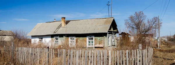 Старый Деревянный Дом Сельской Местности — стоковое фото